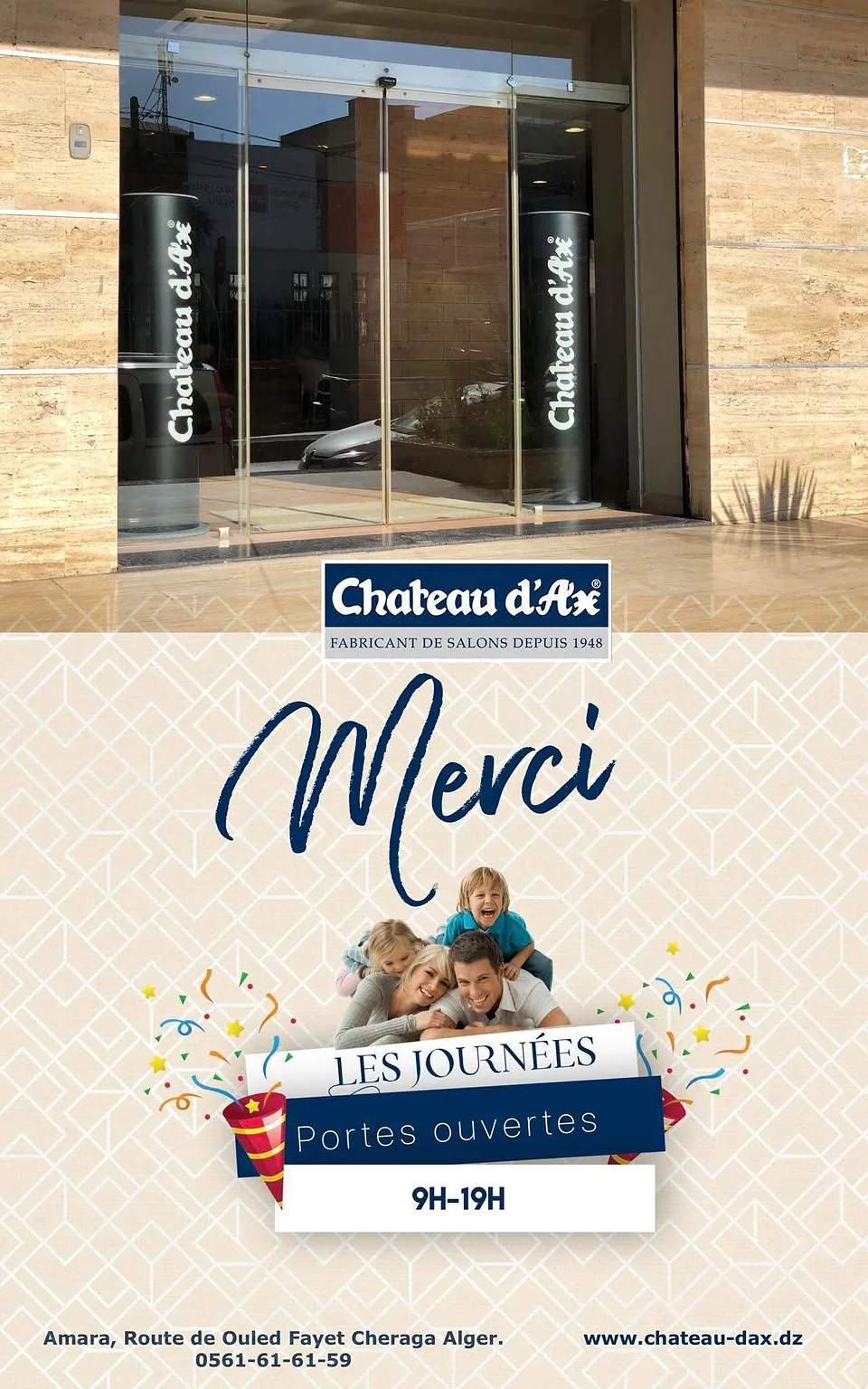 Publicité Instagram Château d’Ax réalisée par DigiWay