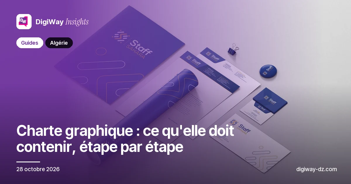 Charte graphique : ce qu'elle doit contenir, étape par étape