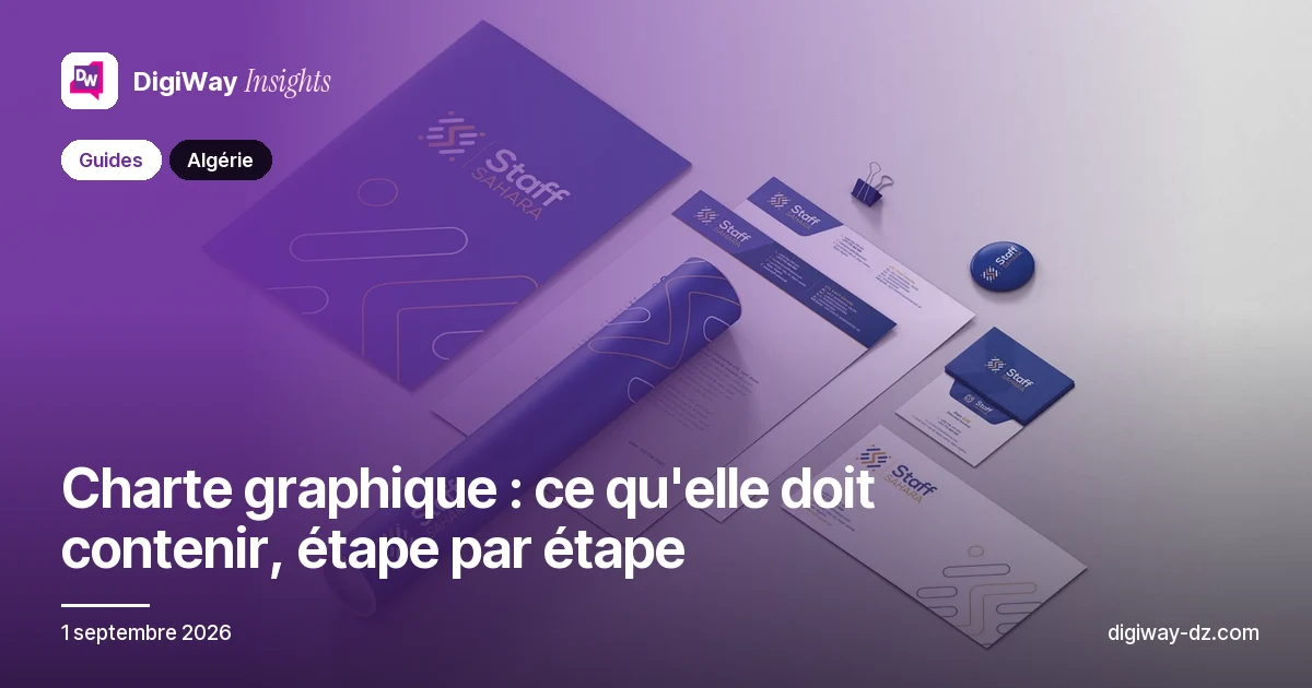 Charte graphique : ce qu'elle doit contenir, étape par étape