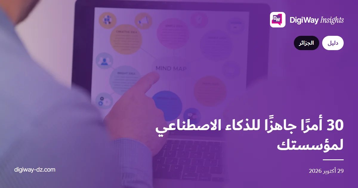 30 أمرًا جاهزًا للذكاء الاصطناعي لمؤسستك: التسويق، المبيعات وخدمة الزبائن